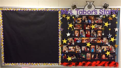 Bulletin Board Hollywood or Broadway themed. | Bulletin board decor