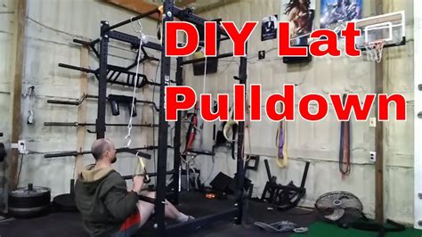 Diy cable machine met houder voor de gewichten om nog gevarieerde te kunnen trainen heb ik mijn gym toestel ook voorzien van kabels (cables). DIY Power Rack Lat Pulldown Rig - YouTube