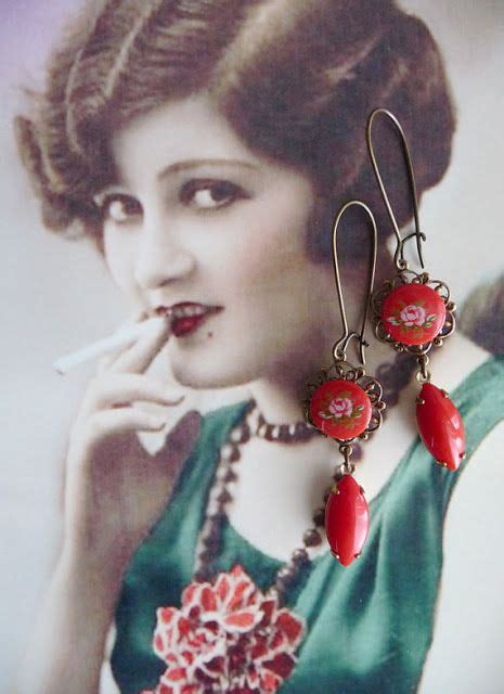 1920 s jewelry giveaway vintage inspired earrings red earrings