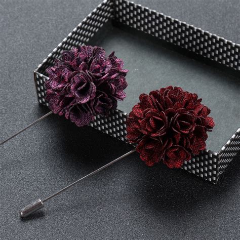 Buy Free Shipping Mens Floral Lapel Pin Boutonniere