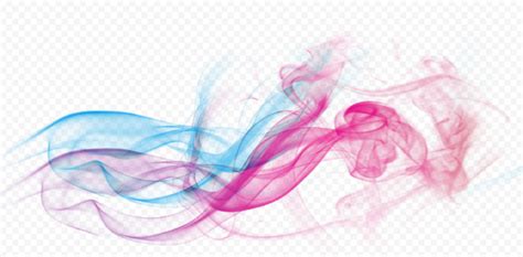 Colored Smoke Blue To Pink Gradient Colors Effect Citypng