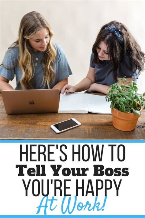 How To Tell Your Boss You Are Happy At Work The Right Way Self