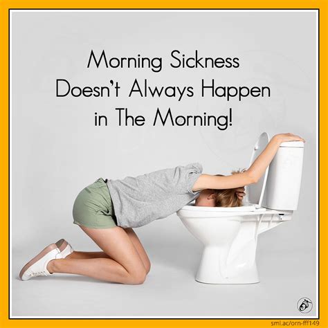 Morning Sickness Doesnt Always Happen In The Morning Small Acorn