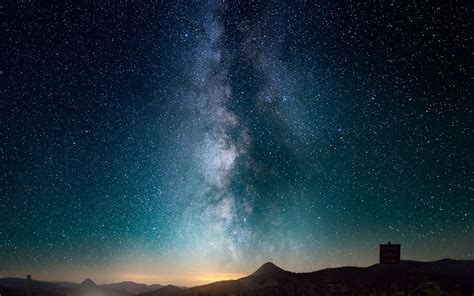 Download 3840x2400 Wallpaper Starry Sky Night Road Milky Way 4k 4