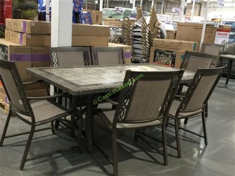 Costco bedroom sets furniture clearance. Agio International 7 PC Sling Dining Set - CostcoChaser