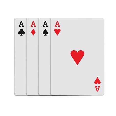 Four Aces Playing Cards Icon Realistic Style 14073998 Vector Art At