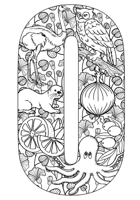 Alphabet Coloring Pages For Adults Coloring Home
