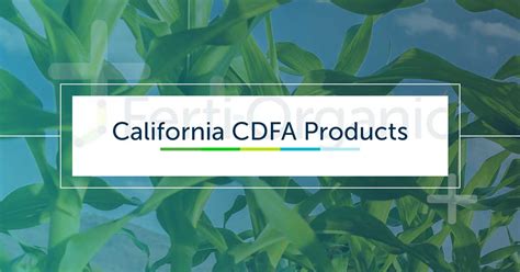 Know All Of Our California Cdfa Products Ferti Organic