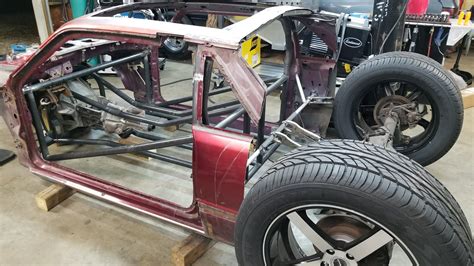 Foxbody Mustang Hot Rod Build Tube Chassis Pictures You Can See The