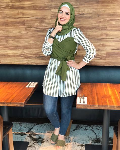 Green Modest Outfit Ideas Hijabi Outfits Casual Modest Outfits Cute