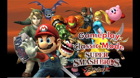 Gameplay Do Classic Mode De Super Smash Bros Brawl Youtube