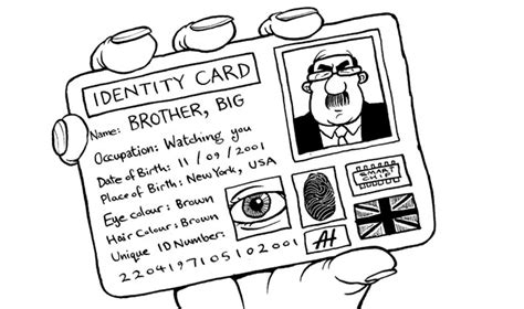 Identity Card Alex Hughes Cartoons