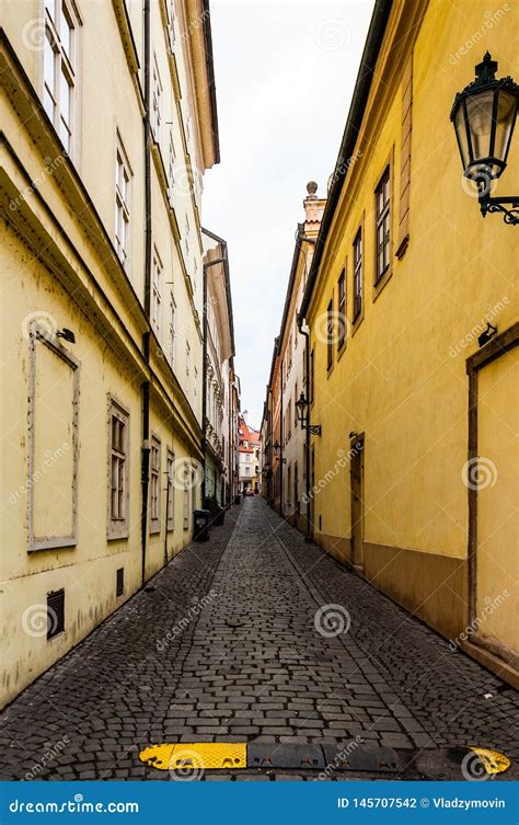 Narrow Street In The Old Town Stock Photo Image Of City Houses