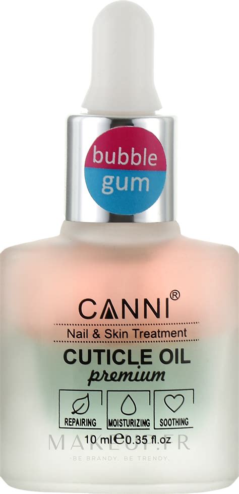 Canni Cuticle Oil Premium Huile à Cuticules Bubble Gum Makeupfr
