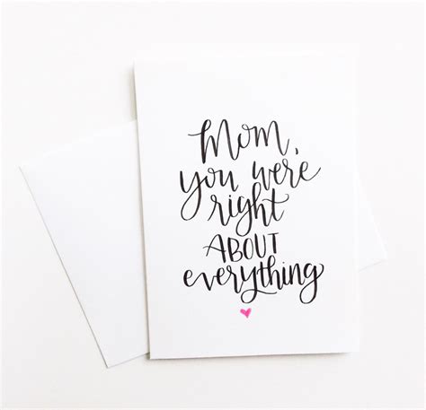 Funny Mother's Day Card, Mother's Day Card, Hand Lettered Mother's Day Card, Motherhood, Mother 