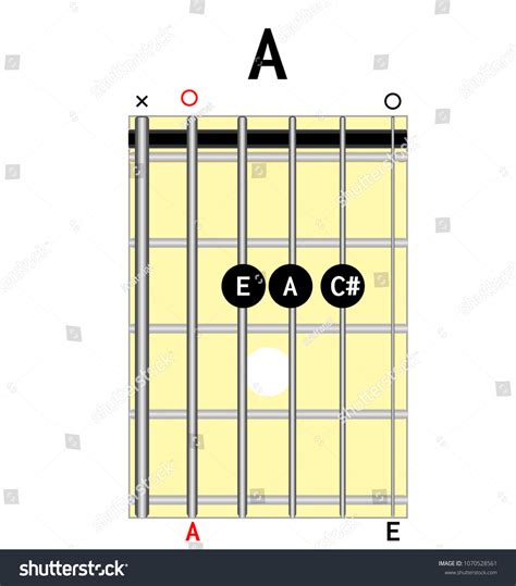 Chord Diagram Tab Tabulation Finger Chart Basic Guitar Chords Chord