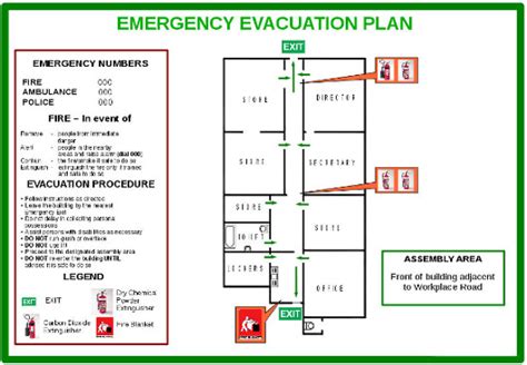 Example Of Emergency Evacuation Plan
