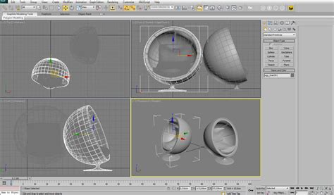 Modelling an egg chair using 3ds Max - Interior - 3D ...