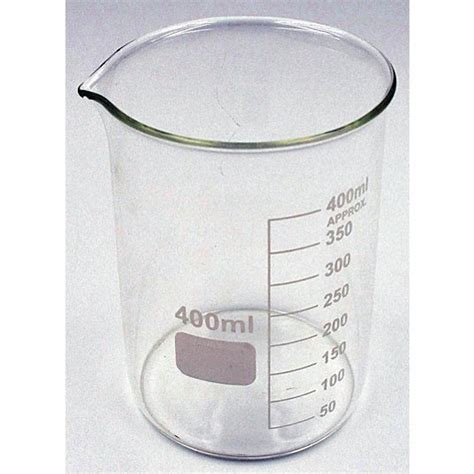 Lab Safety Supply Beaker Glass 135 Oz Labware Capacity English Reusable 6 Pk 5ygz3