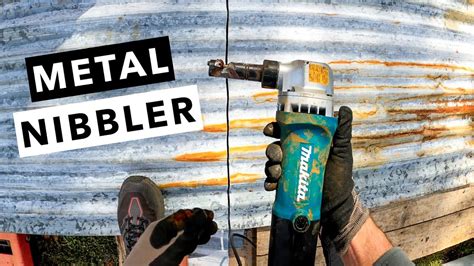 How I Cut Corrugated Metal Like Butter With A Nibbler Tool 🔧 Youtube