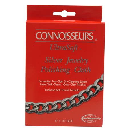 Connoisseurs Jewelry Cleaner Silver Cloth