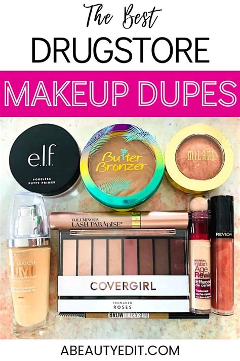 The Best Drugstore Makeup Dupes 2021 A Beauty Edit