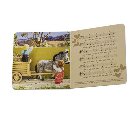 Hör die vögel singen gern; Ein kleiner Spatz zur Erde fällt - Pappbuch | Leseplatz