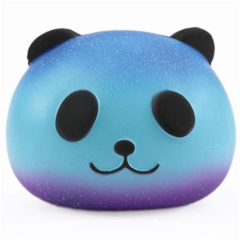 galaxy panda head animal squishy - modeS4u