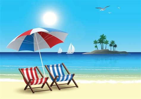 Royalty Free Beach Chair Clip Art Vector Images And Illustrations Istock