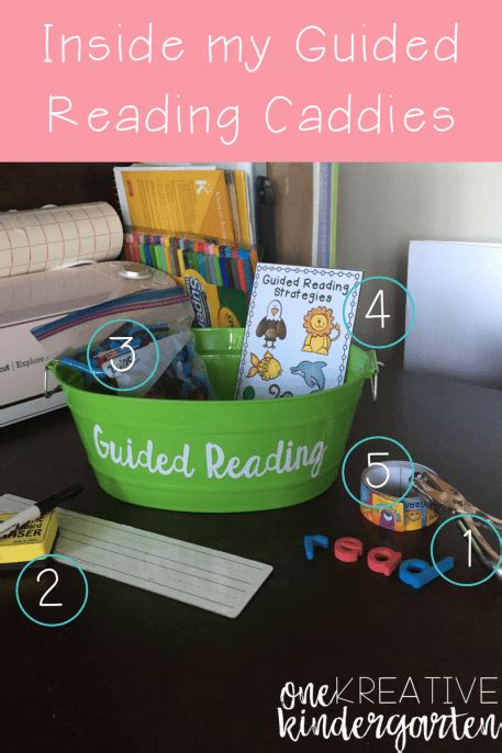 Classroom Diy Guided Reading Caddies One Kreative Kindergarten