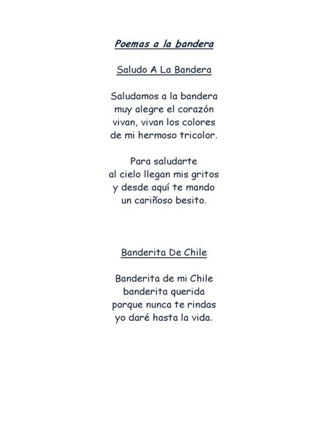 Poemas A La Bandera Pdf