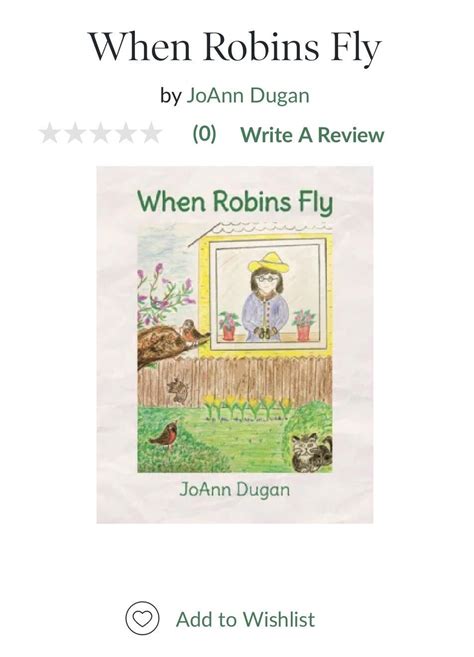 “when Robins Fly” Is Now Available At Barnes And Noble And Amazon