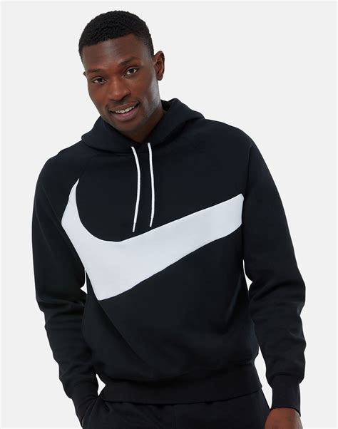 Nike Mens Swoosh Tech Fleece Hoodie Black Life Style Sports Ie