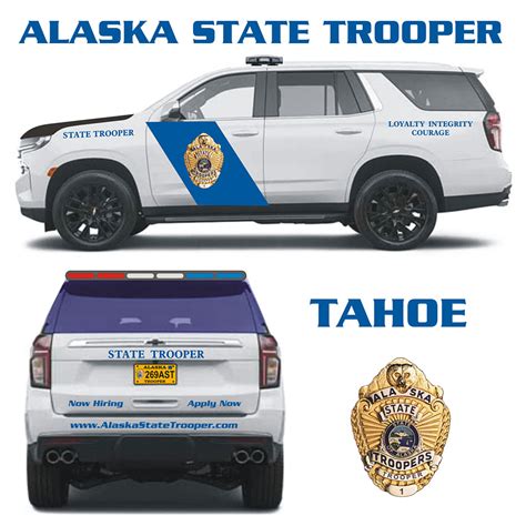 Alaska State Troopers Ak Chevrolet Tahoe Bilbozodecals