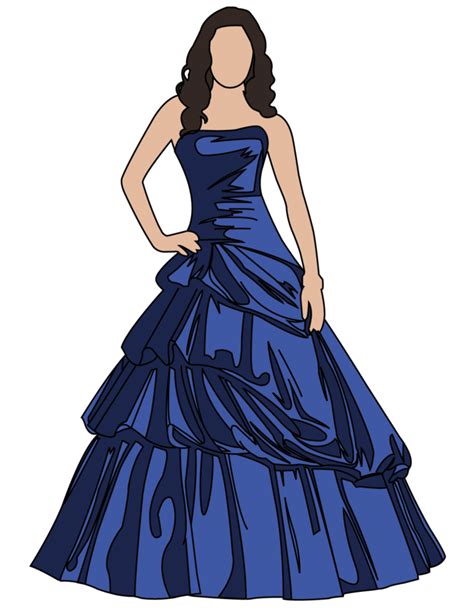 Prom Dress Vector At Getdrawings Free Download