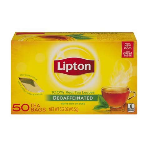 Lipton Decaffeinated Black Tea Bags