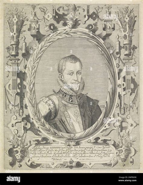 Portrait Of Maurits Prince Of Orange At The Age Of 30 Hendrick