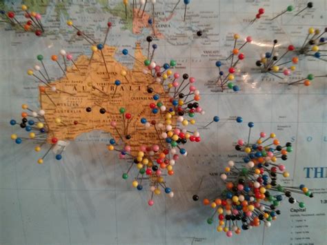 Map With Multiple Pins World Map 07