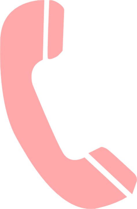 Pink Phone Black Background Clip Art At Vector Clip Art