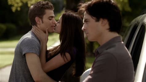 Elena Kisses Stefan The Vampire Diaries Season 2 Episode 3 Youtube