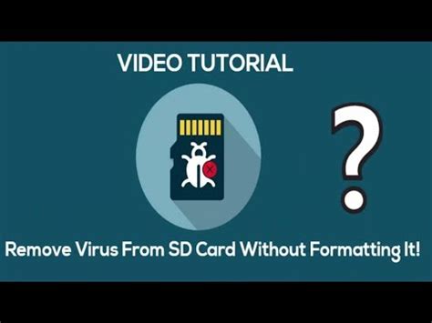 Video Tutorial Remove Virus From SD Card Without Formatting YouTube