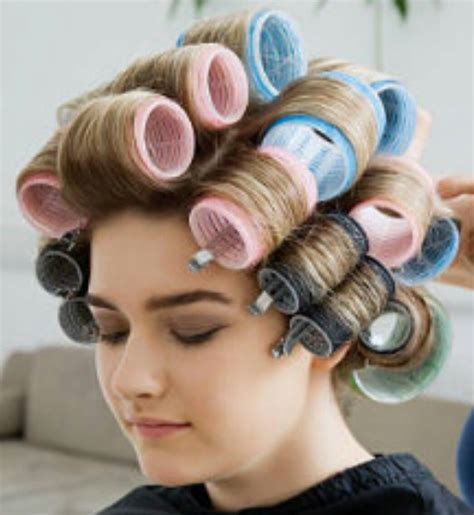 Pin By T Shima On Tightly Wetset Hair Rollers Best Hair Rollers Permed Hairstyles