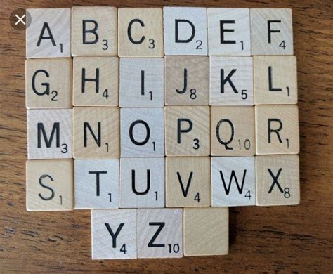 Scrabble Letters And Points Scrabble Scrabble Tiles Scrabble Letters