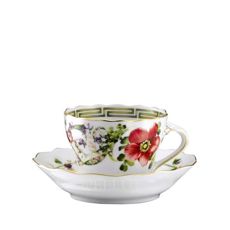 Versace Espresso Cup Flower Fantasy Scopelliti 1887