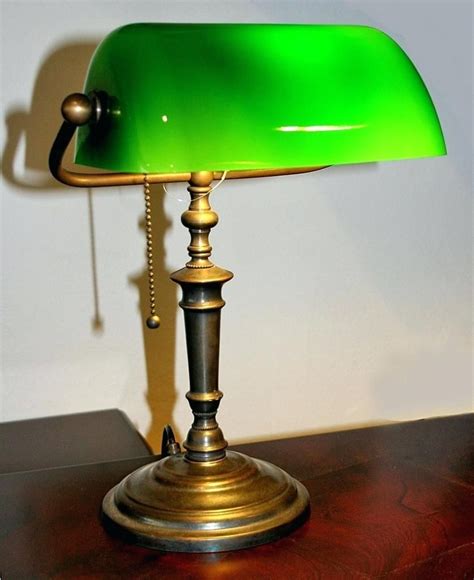 Old School Green Desk Lamp Desk Lamp Bankers Lamp Bankers Desk Lamp