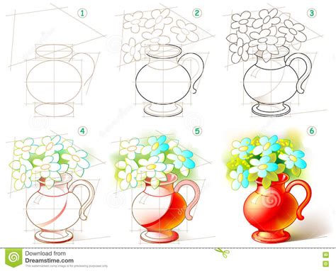 Flowers in a vase is a classic drawing subject. Flower In Vase Drawing at GetDrawings | Free download