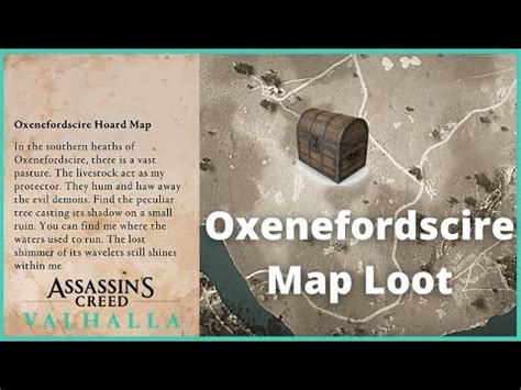 Oxenefordscire Hoard Map Loot Location Guide Ac Valhalla Youtube