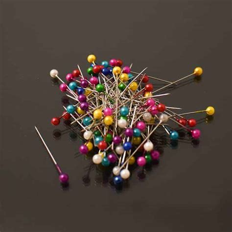 Pearl Pins Assorted Colours Floristry Supplies Speedy Delivery