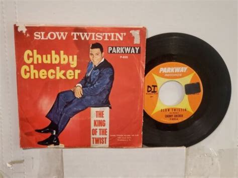 Chubby Checker 7 45 Rpm Slow Twistin And La Paloma Twist Wps Vg
