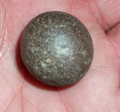 Ancient Ohio Indian Artifact Stone Game Ball Gamestone Old